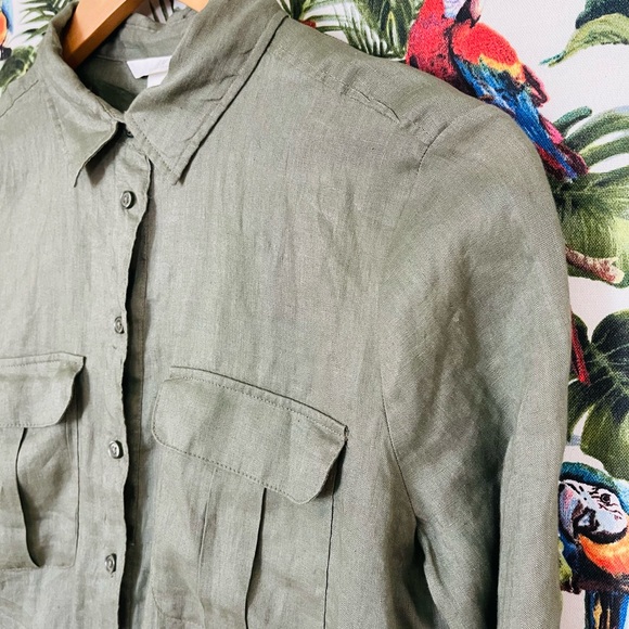 New Natural Linen H&M shirt. Size 2 - Picture 11 of 11